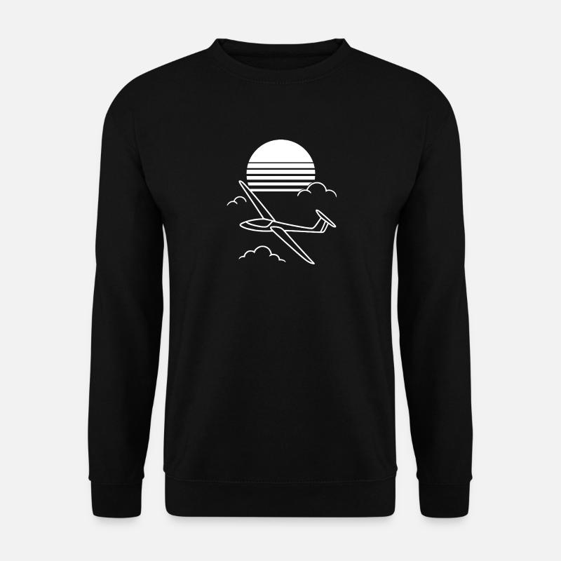 Gliding at sunset - Unisex Sweatshirt - black
