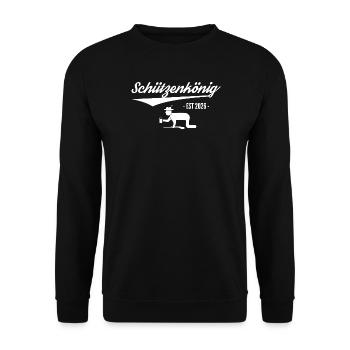 Shooting King 2026 Shooting Festival Bird Shooting Victory - Unisex Sweatshirt - black - Front - Alina (178cm) & Michal (187cm)