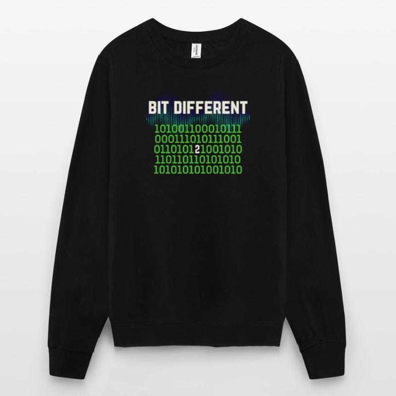 Bit Different - Nerdy Binary Error Design Unisex Sweatshirt