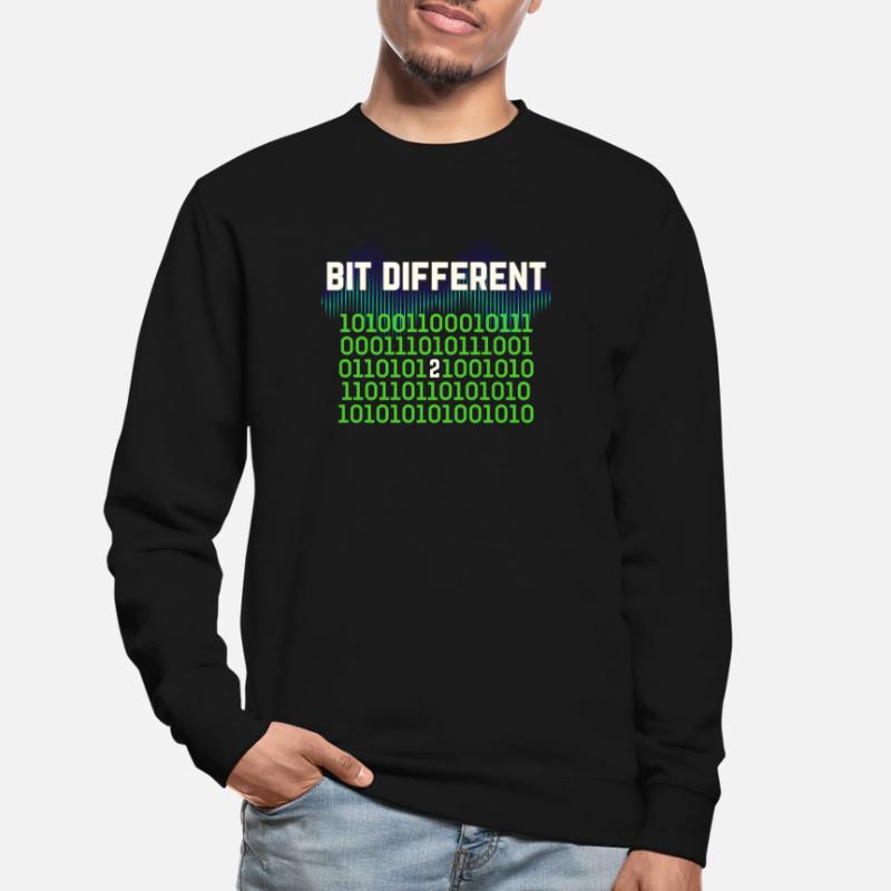 Bit Different - Nerdy Binary Error Design Unisex Sweatshirt