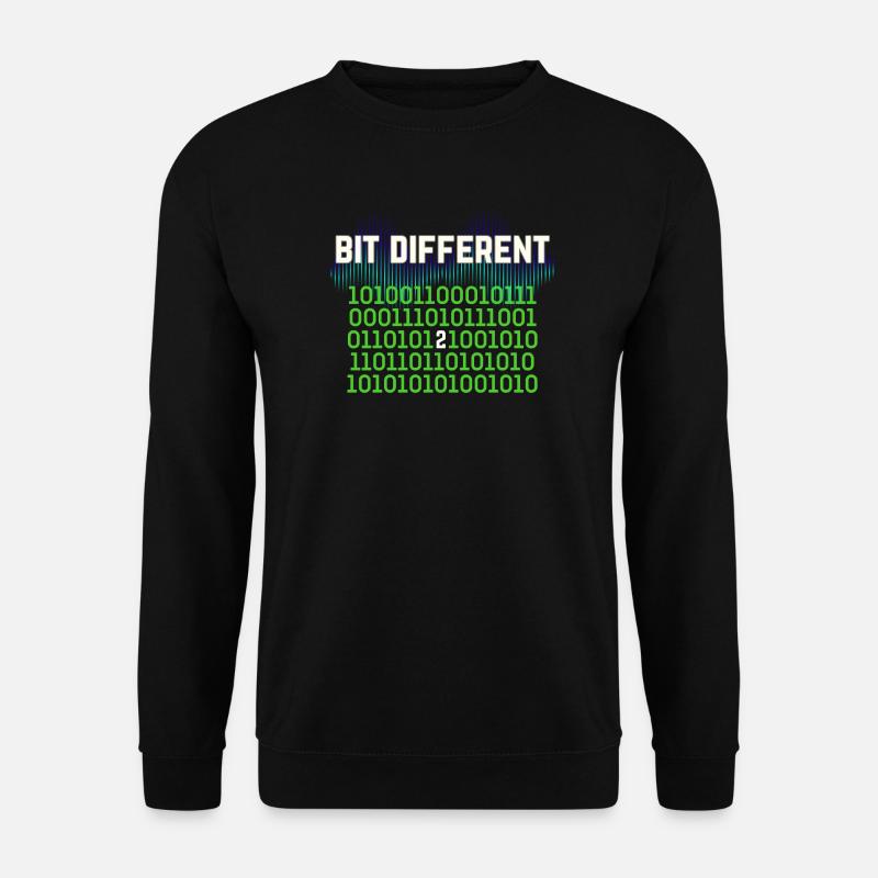 Etwas Anders – Nerdy Binary Error Design - Unisex Pullover - Schwarz