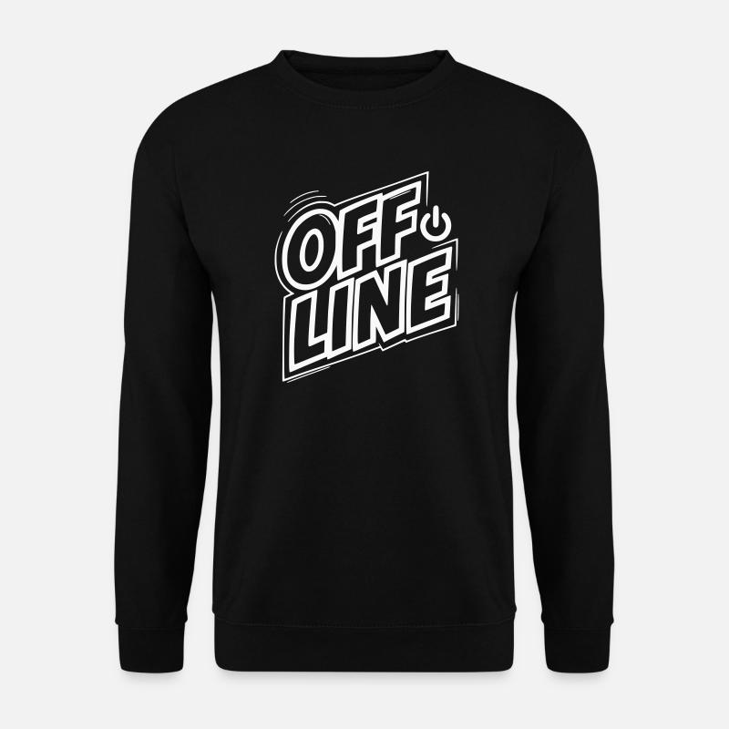 Offline Mode Retro - Unisex Sweatshirt - black