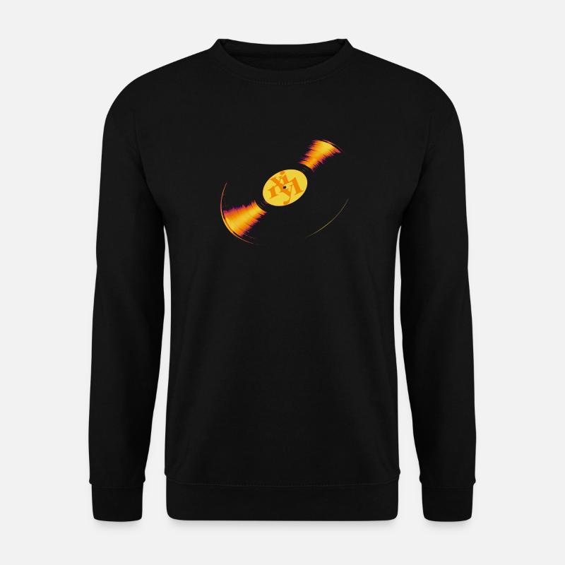 Retro Vinyl Rush – Your Sound Statement - Unisex Sweatshirt - black