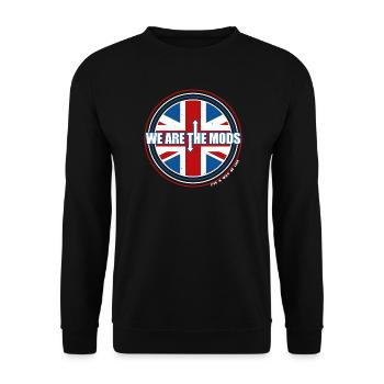 Nous sommes les Mods Union Jack - Sweat-shirt Unisexe - noir - Devant - Alina (178cm) & Michal (187cm)