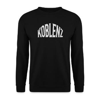 Koblenz - Unisex Sweatshirt - black - Front - Alina (178cm) & Michal (187cm)
