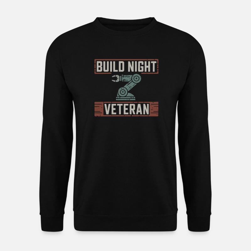 Roboterteam-elterngeschenk - Unisex Pullover - Schwarz