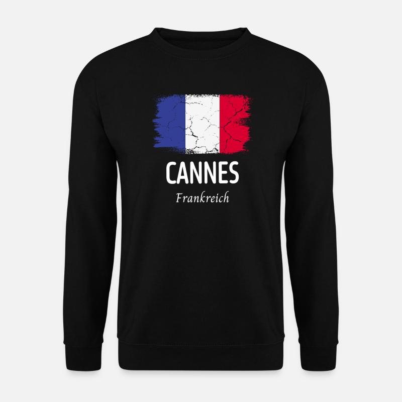 Cannes - Unisex Pullover - Schwarz