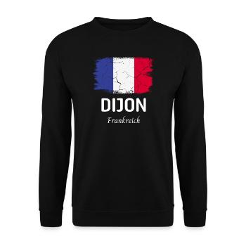 Dijon - Unisex Pullover - Schwarz - Vorne - Alina (178cm) & Michal (187cm)