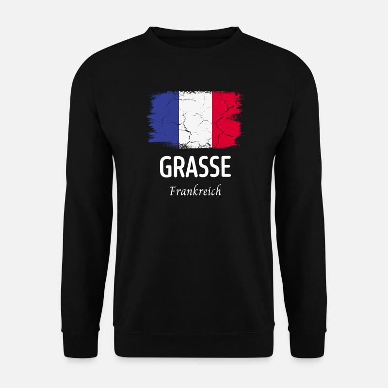 Grasse - Unisex Pullover - Schwarz