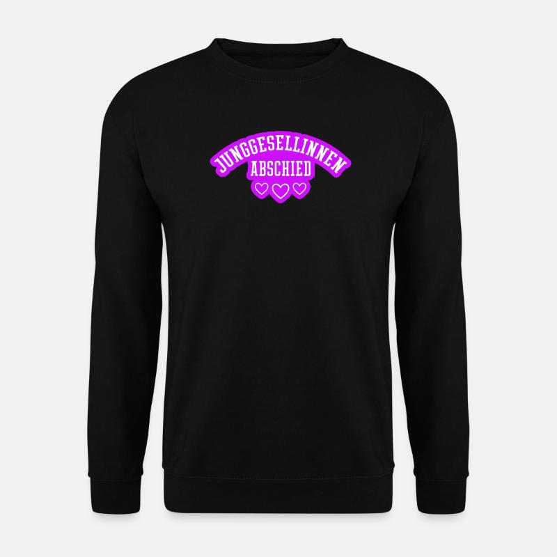 Junggesellinnenabschied Herz Mädels - Unisex Pullover - Schwarz