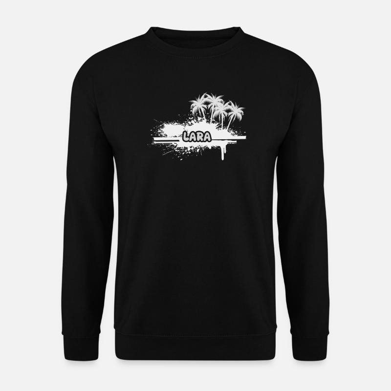 Lara as a holiday - Unisex Sweatshirt - black