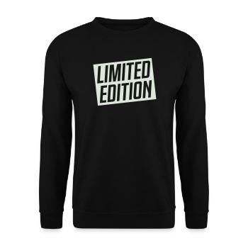 Limited Edition Stamp Design - Unisex Sweatshirt - black - Front - Alina (178cm) & Michal (187cm)
