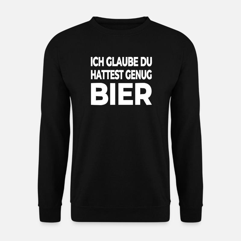 Bier - Unisex Pullover - Schwarz