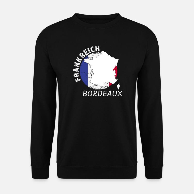 Bordeaux - Unisex Pullover - Schwarz