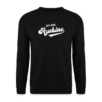Trainee est. 2026 Start of apprenticeship trainee - Unisex Sweatshirt - black - Front - Alina (178cm) & Michal (187cm)