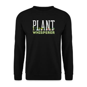 Garten- Und Pflanzenliebhaber Geschenke - Unisex Pullover - Schwarz - Vorne - Alina (178cm) & Michal (187cm)