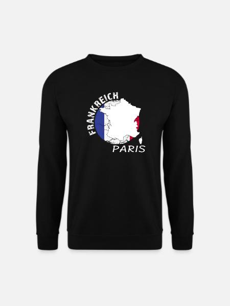Paris - Unisex Pullover - Schwarz