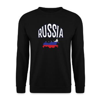 Russie - Sweat-shirt Unisexe - noir - Devant - Alina (178cm) & Michal (187cm)