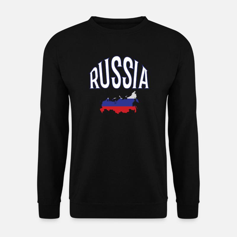 Russia - Unisex Pullover - Schwarz