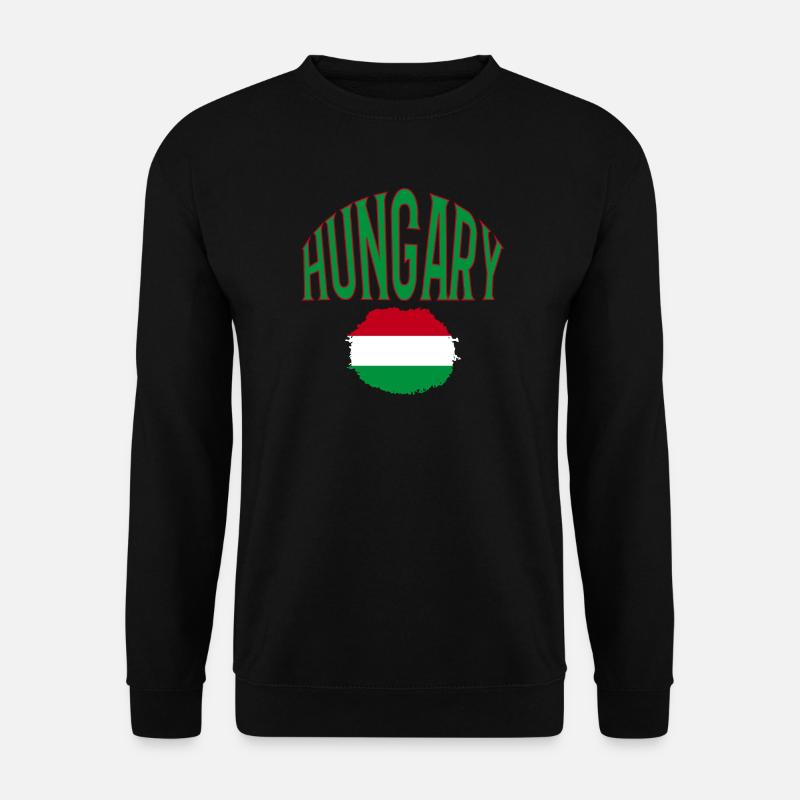 Hungary - Unisex Pullover - Schwarz