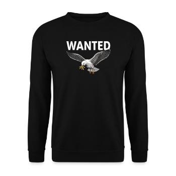 Recherché : Frites Seagull - Sweat-shirt Unisexe - noir - Devant - Alina (178cm) & Michal (187cm)