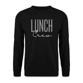 Patronne, Employée de la cafétéria - Sweat-shirt Unisexe - noir - Devant - Alina (178cm) & Michal (187cm)