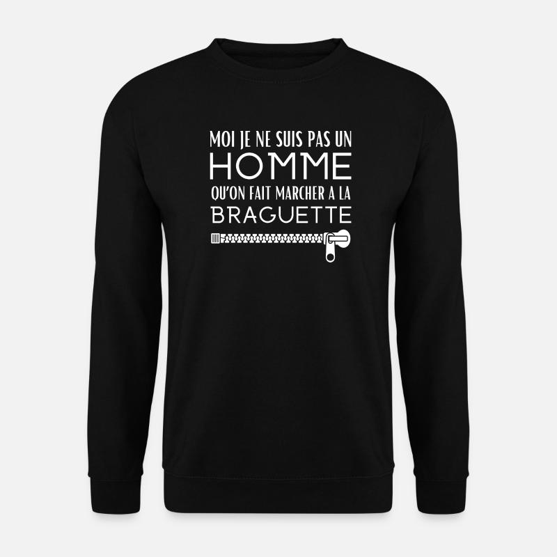 Walking with a fly - Unisex Sweatshirt - black