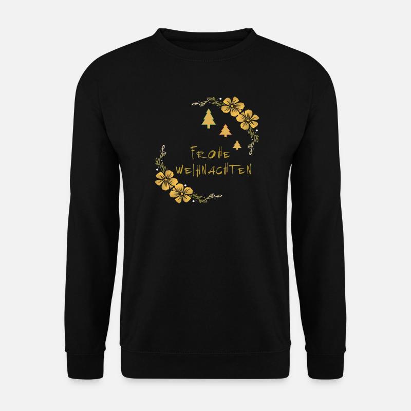 Frohe Weihnachten - Unisex Pullover - Schwarz