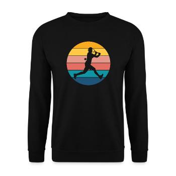 tennis - Sweat-shirt Unisexe - noir - Devant - Alina (178cm) & Michal (187cm)