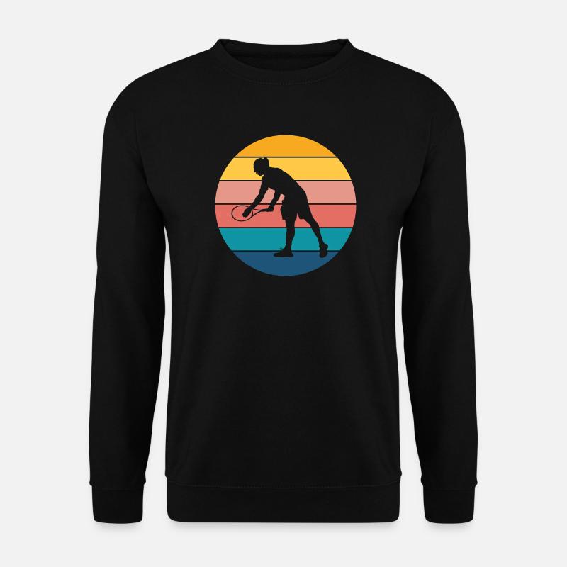 Tennis - Unisex Pullover - Schwarz