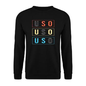 Samoa - Unisex Pullover - Schwarz - Vorne - Alina (178cm) & Michal (187cm)