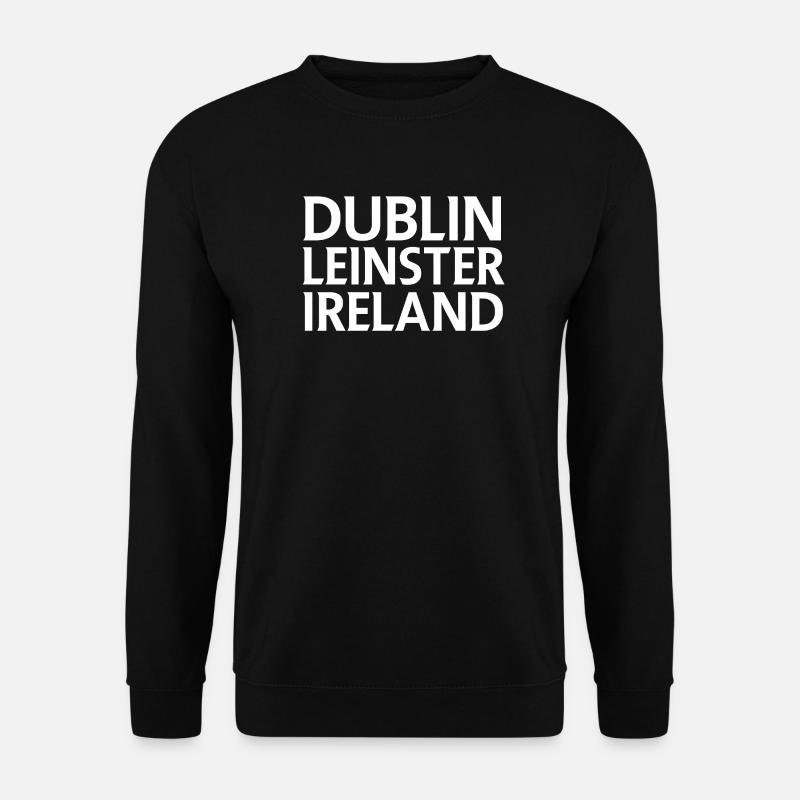 Dublin – Irland Textdesign - Unisex Pullover - Schwarz