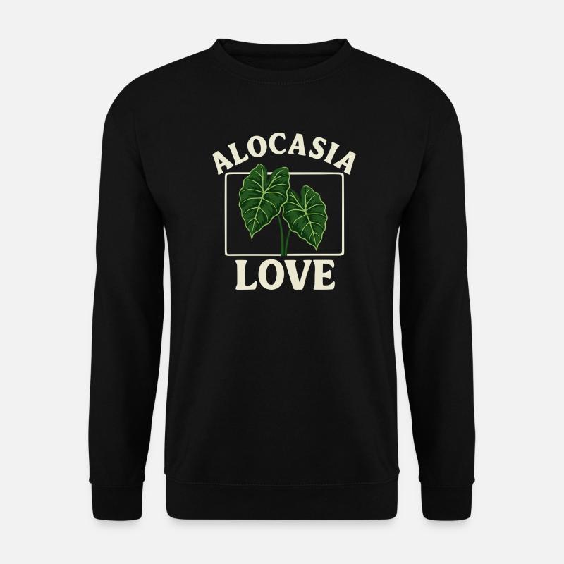 Alocasia Love - Unisex Pullover - Schwarz