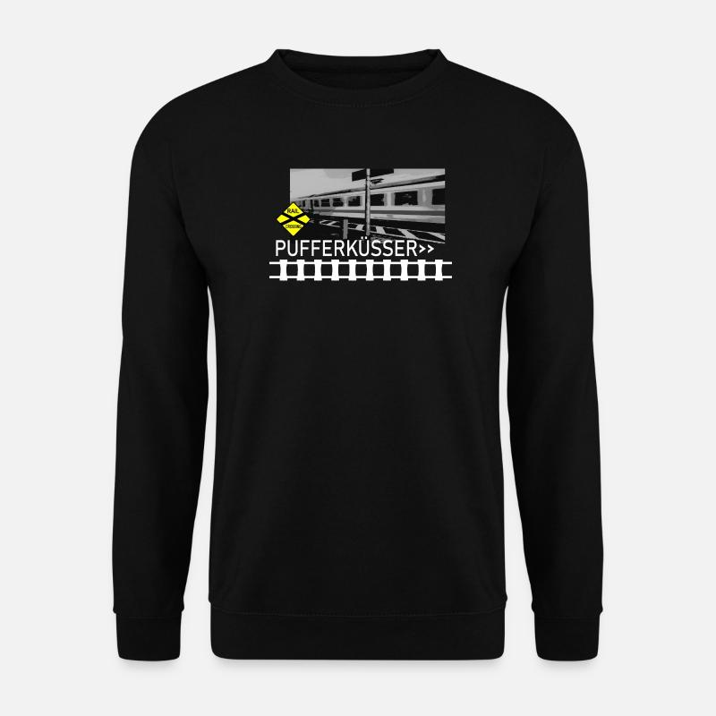 PUFFERKÜSSER - Unisex Sweatshirt - black