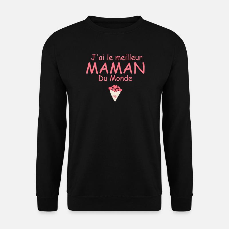 Beste Mutter der Welt - Unisex Pullover - Schwarz
