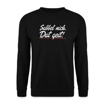 ça marche - Sweat-shirt Unisexe - noir - Devant - Alina (178cm) & Michal (187cm)