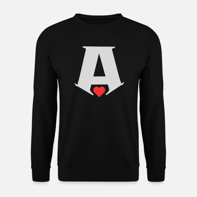 A - Unisex Sweatshirt - black