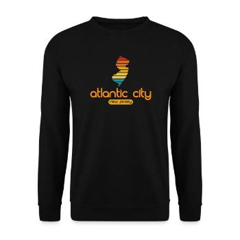 Atlantic City - New Jersey - United States America - Unisex Sweatshirt - black - Front - Alina (178cm) & Michal (187cm)