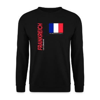 La Grave - Unisex Sweatshirt - black - Front - Alina (178cm) & Michal (187cm)
