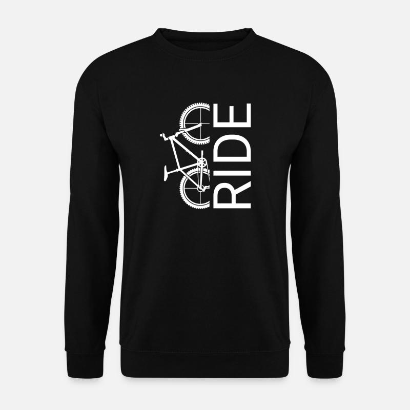 Ride Bike Art - Unisex Pullover - Schwarz