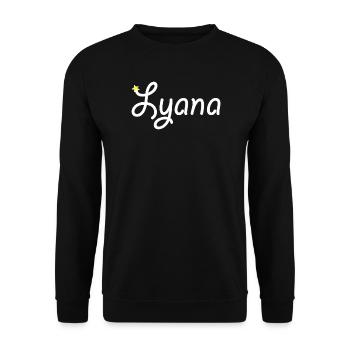 Susan - Unisex Pullover - Schwarz - Vorne - Alina (178cm) & Michal (187cm)