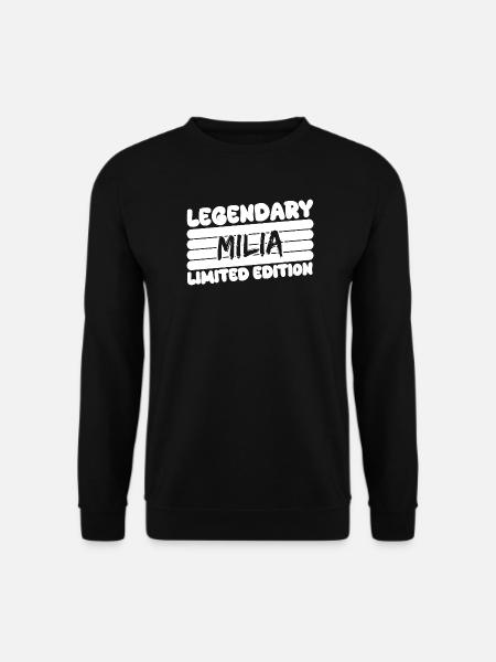 Name Milia - Unisex Sweatshirt - black