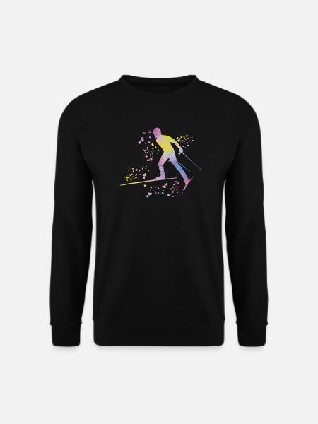Ski de fond Ski de fond - Sweat-shirt Unisexe - noir