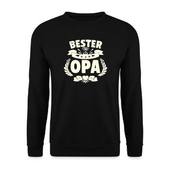 Meilleur grand-père - Sweat-shirt Unisexe - noir - Devant - Alina (178cm) & Michal (187cm)