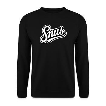 Snus - Nicotine Bag Zyn T-Shirt - Unisex Sweatshirt - black - Front - Alina (178cm) & Michal (187cm)