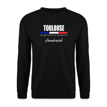 Toulouse - Unisex Pullover - Schwarz - Vorne - Alina (178cm) & Michal (187cm)
