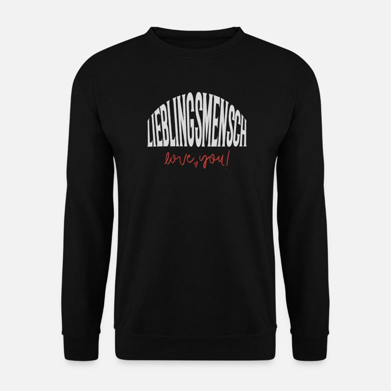 Lieblingsmensch - Unisex Pullover - Schwarz