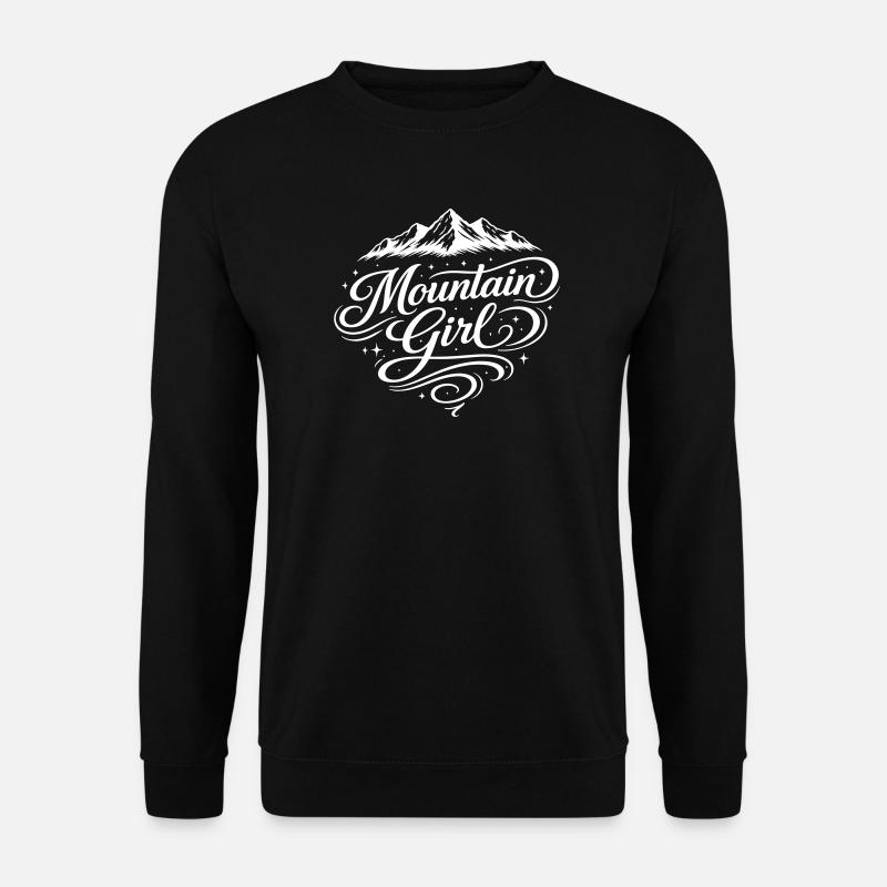 Mountain Girl - Unisex Pullover - Schwarz