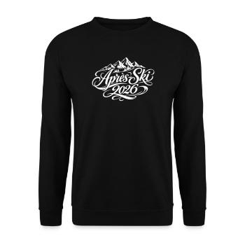 Apres Ski 2026 - Unisex Pullover - Schwarz - Vorne - Alina (178cm) & Michal (187cm)