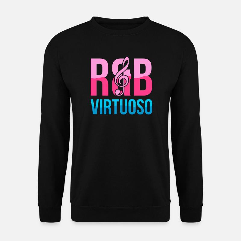 RnB Music Virtuoso E2 Pink Candy - Unisex Sweatshirt - black